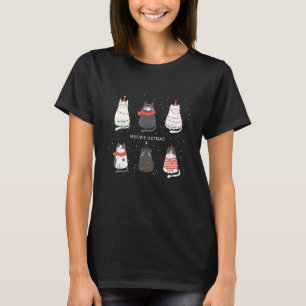 Camiseta Gatos Cuidados Navidades De San Cristóbal Gato De