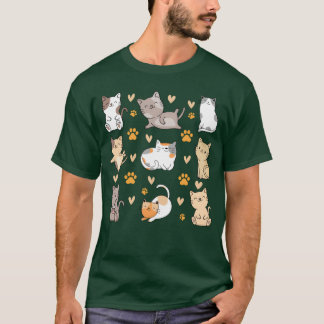 Camiseta Gatos Cute Gato Perdedor De Gato Muchos Gatos Que
