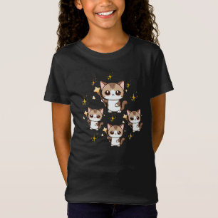 Camiseta Gatos Cutos sosteniendo las estrellas de la varita