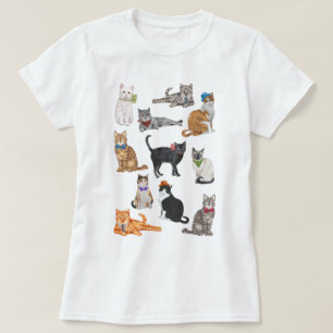 Camiseta Gatos Dapper