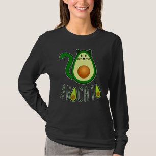 Camiseta Gatos De Aguacate Gato De Frutos De Aguacate Anima