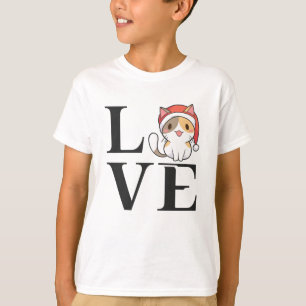Camiseta Gatos de amor - Santa Kitten