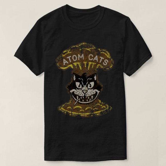 Camiseta Gatos de átomo (Diseño del anverso)