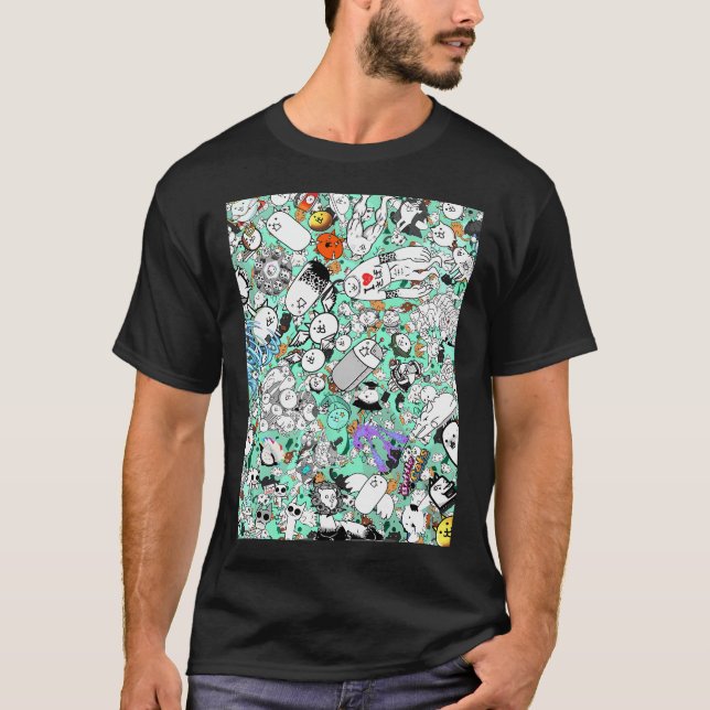 Camiseta Gatos de Batalla (Anverso)