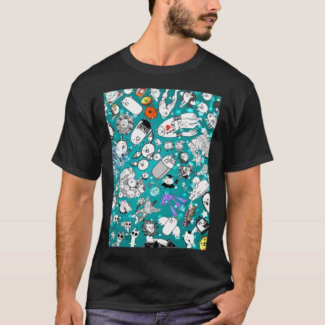 Camiseta Gatos de Batalla (Anverso)