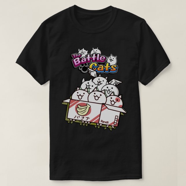 Camiseta Gatos de batalla (1) (Diseño del anverso)