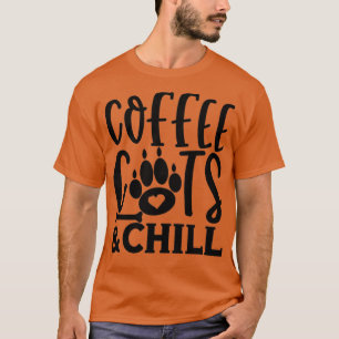 Camiseta Gatos De Café Y Gato De Chill Lady Kitty Gatos Kit