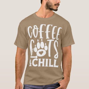Camiseta Gatos De Café Y Gato De Chill Lady Kitty Gatos Kit