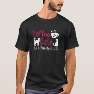Camiseta Gatos De Café Y Una Vida Perfecta Introducción Coz