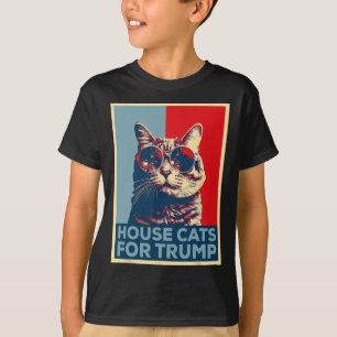 Camiseta Gatos De Casa Para Trump 2024 Ganado Por Trump