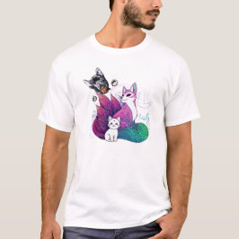 Camiseta gatos de corea