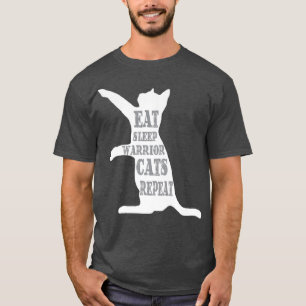Camiseta Gatos de EatSleepWarriorRepetir el divertido amant