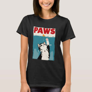 Camiseta Gatos de Garras Gráfico Novedoso Hombres Niños Muj