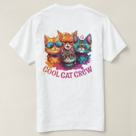 Camiseta Gatos De Gato De Guay Con Gafas De Sol