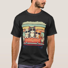 Camiseta Gatos de Guay en marcha: Vibes retro en estilo