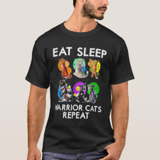 Camiseta Gatos de guerreros que duermen