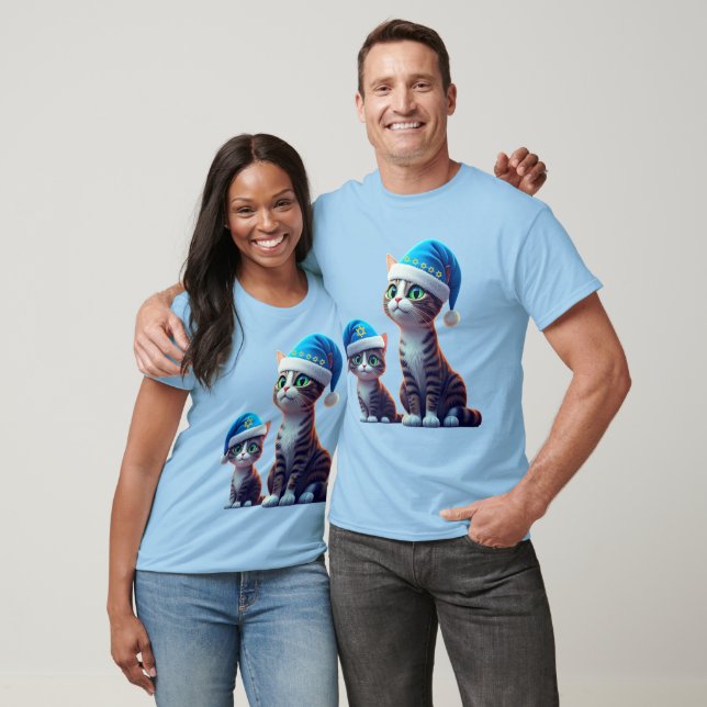 Camiseta Gatos de Janucá (Unisexo)