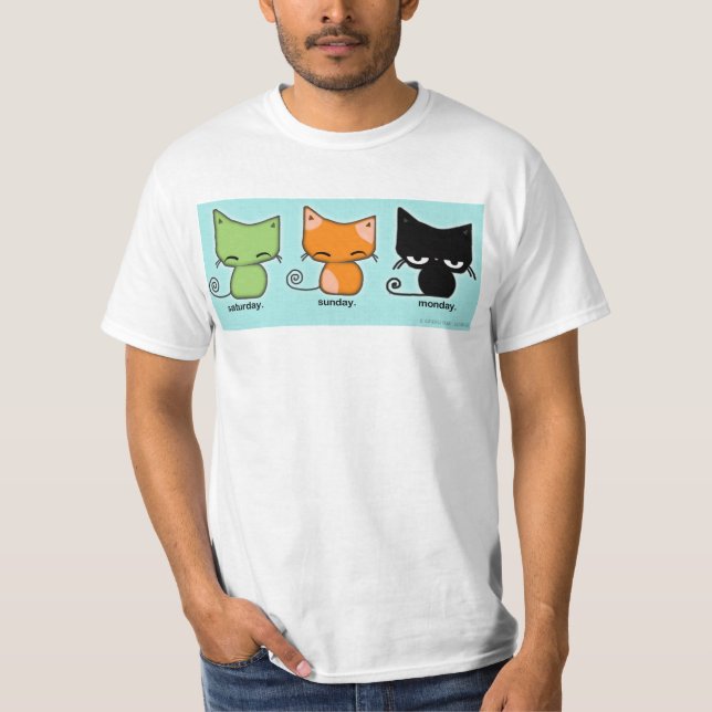 Camiseta Gatos de Kawaii (Anverso)