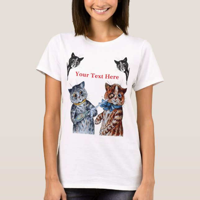 Camiseta Gatos de Louis Wain 2 (Anverso)