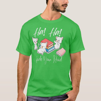 Camiseta Gatos de manga te hicieron leer la Enseñanza de lo