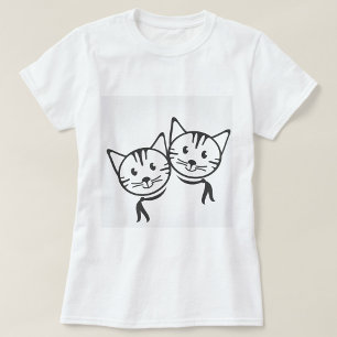 Camiseta Gatos de moda