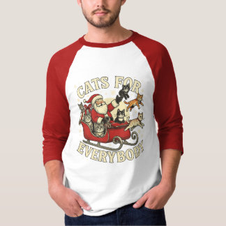 Camiseta Gatos de Navidad