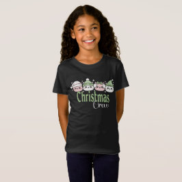 Camiseta Gatos de Navidad Kawaii Pastel