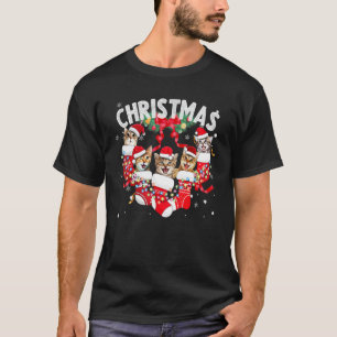Camiseta Gatos de Navidad Lindos y Navidad Familiar