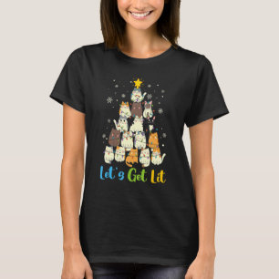 Camiseta Gatos de Navidad Vamos a Encender Árbol de Navidad