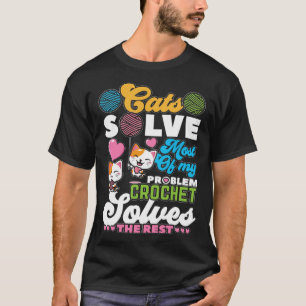 Camiseta Gatos De Patchwork Y Los Gatos Resuelven La Mayorí