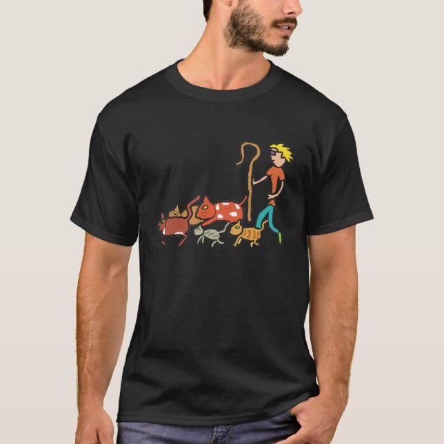 Camiseta Gatos de rebaño (Anverso)