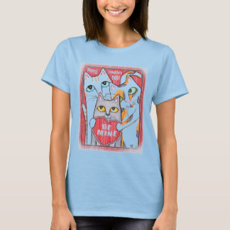 Camiseta Gatos de San Valentín