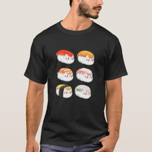 Camiseta Gatos de Sushi Sixpack Para Todos los Gatos