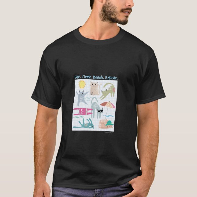 Camiseta Gatos de verano (Anverso)