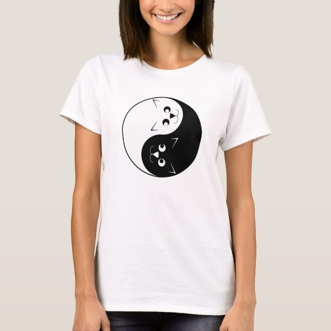 Camiseta Gatos de YinYang (Anverso)