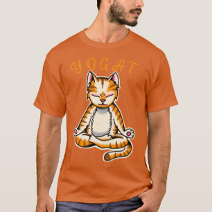 Camiseta gatos de yoga sanidad gatos
