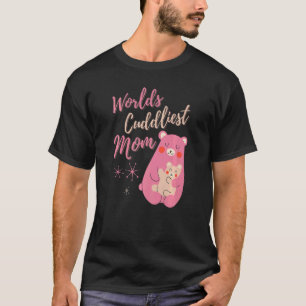 Camiseta Gatos del Día de la Madre más Cuddles del Mundo