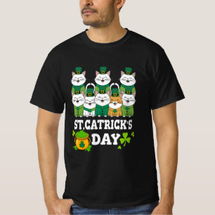 Camiseta Gatos del Día de los Catratos de San Patricio para