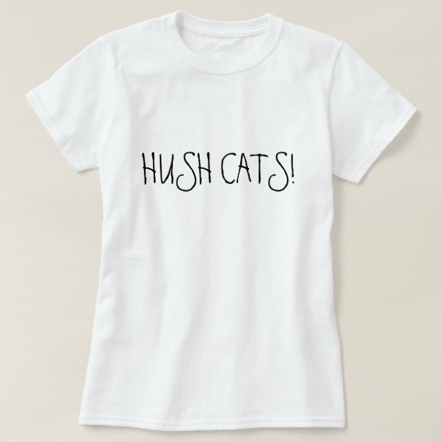 CAMISETA ¡GATOS DEL SILENCIO! (Diseño del anverso)