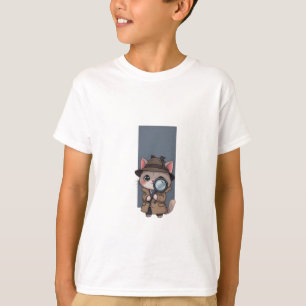 Camiseta Gatos Detectives Lindos para Niños