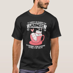 Camiseta Gatos diciendo perezoso diciendo grompy 11