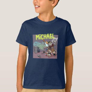 Camiseta Gatos Divertidos de Callejón Agrega Tu Nombre Skat