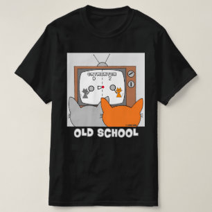 Camiseta Gatos divertidos de videojuegos retro a la antigua