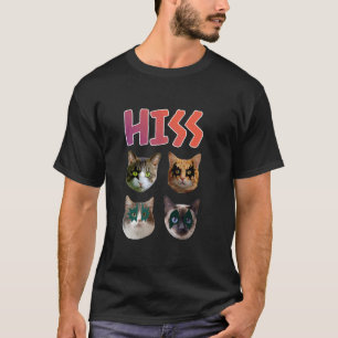 Camiseta Gatos Divertidos Gatos Bebés Silban Rock Pun Amant