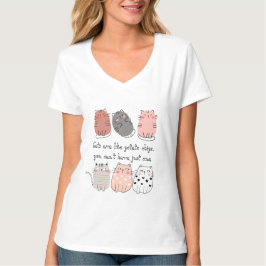 Camiseta Gatos Divertidos, Gatos Lindos