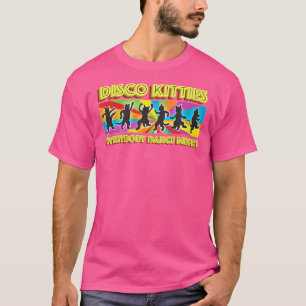 Camiseta Gatos Divertidos Geniales de Disco Todos Bailan Mi