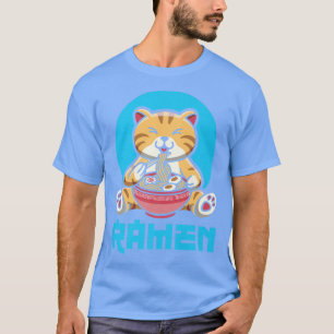 Camiseta Gatos divertidos Ramen para todos los amantes del 