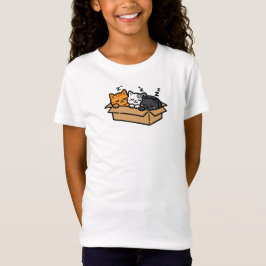 Camiseta Gatos durmiendo en una caja