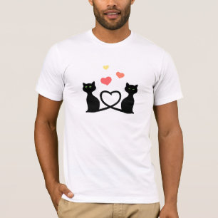 Camiseta Gatos en amor