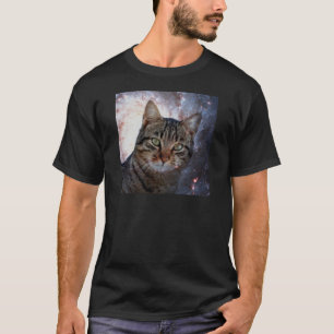 Camiseta Gatos en el espacio